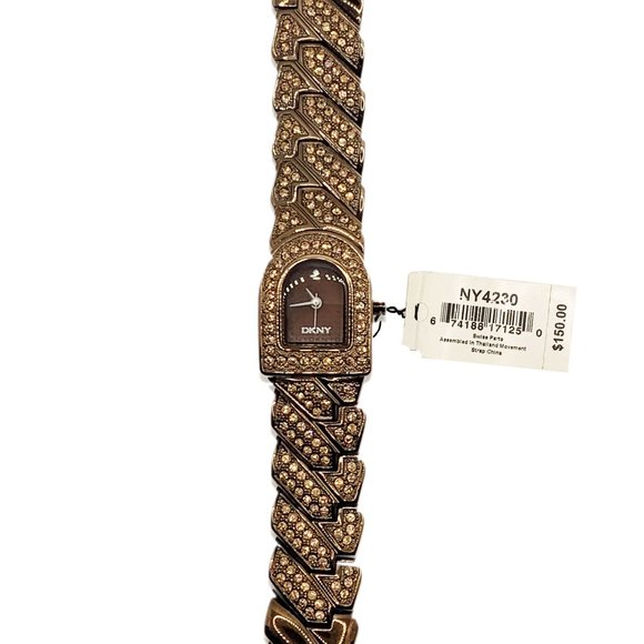 DKNY Ladies Watch Glass Collection Brown NY4230 main image 5